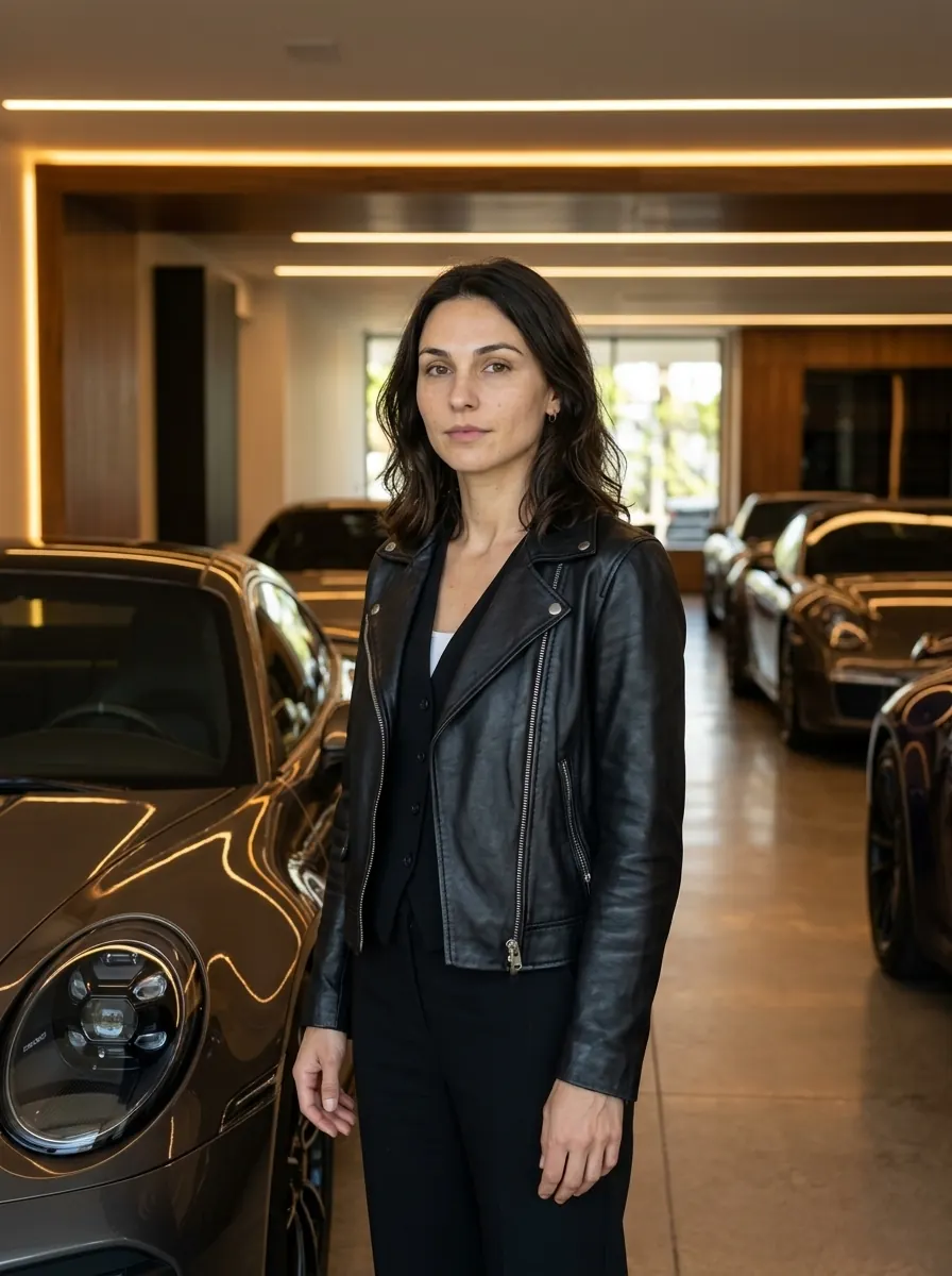 AI-фотосессия в luxury garage